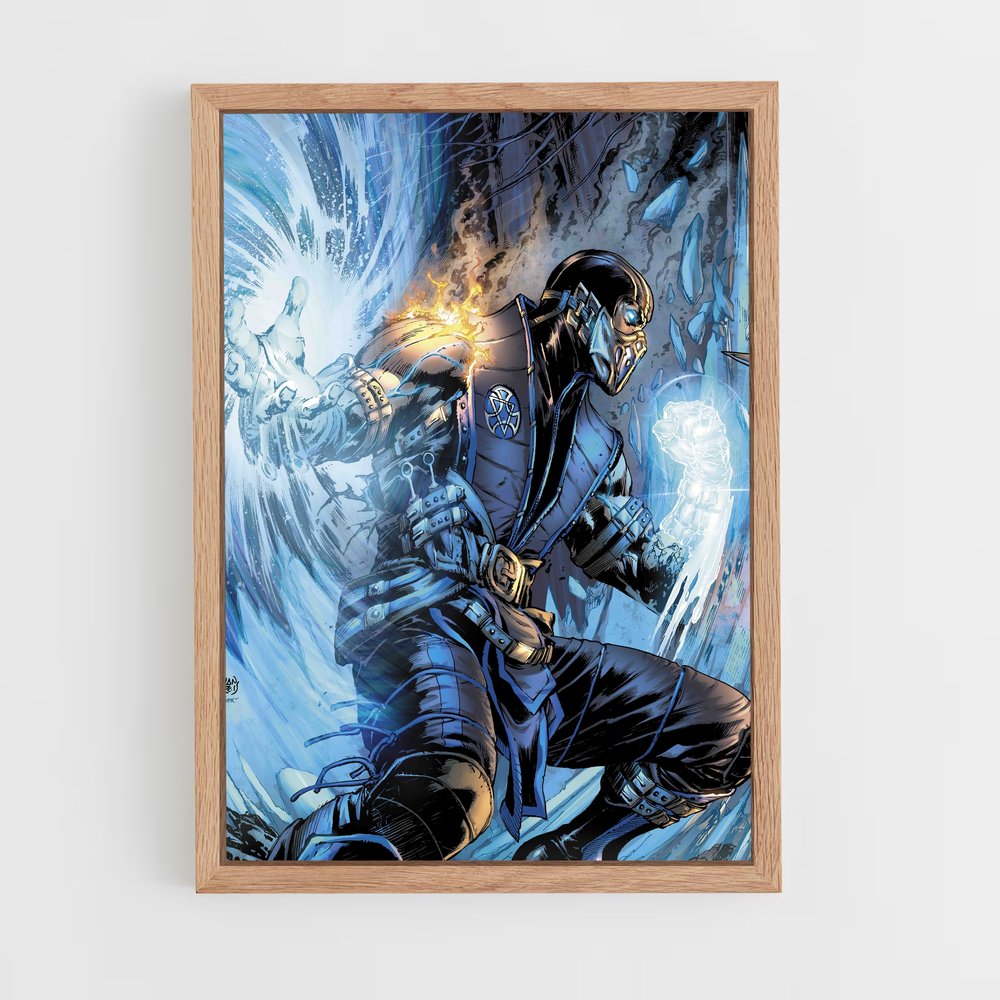 Poster Sub Zero : L'Ultime Combat – affiche Mortal kombat (vue 4)